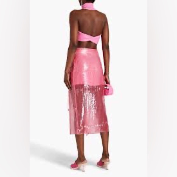 Rotate Adia sequined tulle midi wrap skirt - Picture 5 of 5